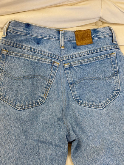 沖繩挖寶🇯🇵Lee美式復古淺藍色直筒牛仔褲牛仔👖