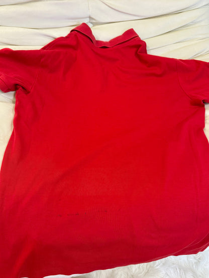 沖繩挖寶🇯🇵二手Ralph Lauren大紅色上衣🥤柬埔寨製很舒服!!