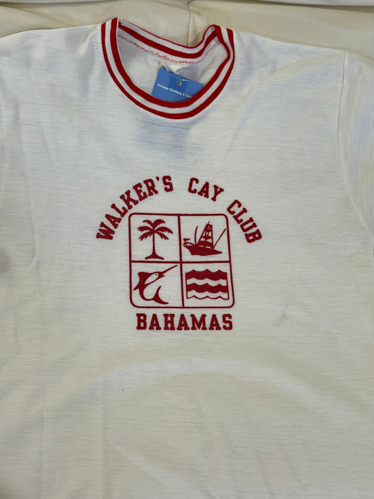 沖繩挖寶🇯🇵美製70Ｓ古著🇺🇸撞色渡假踢🌴