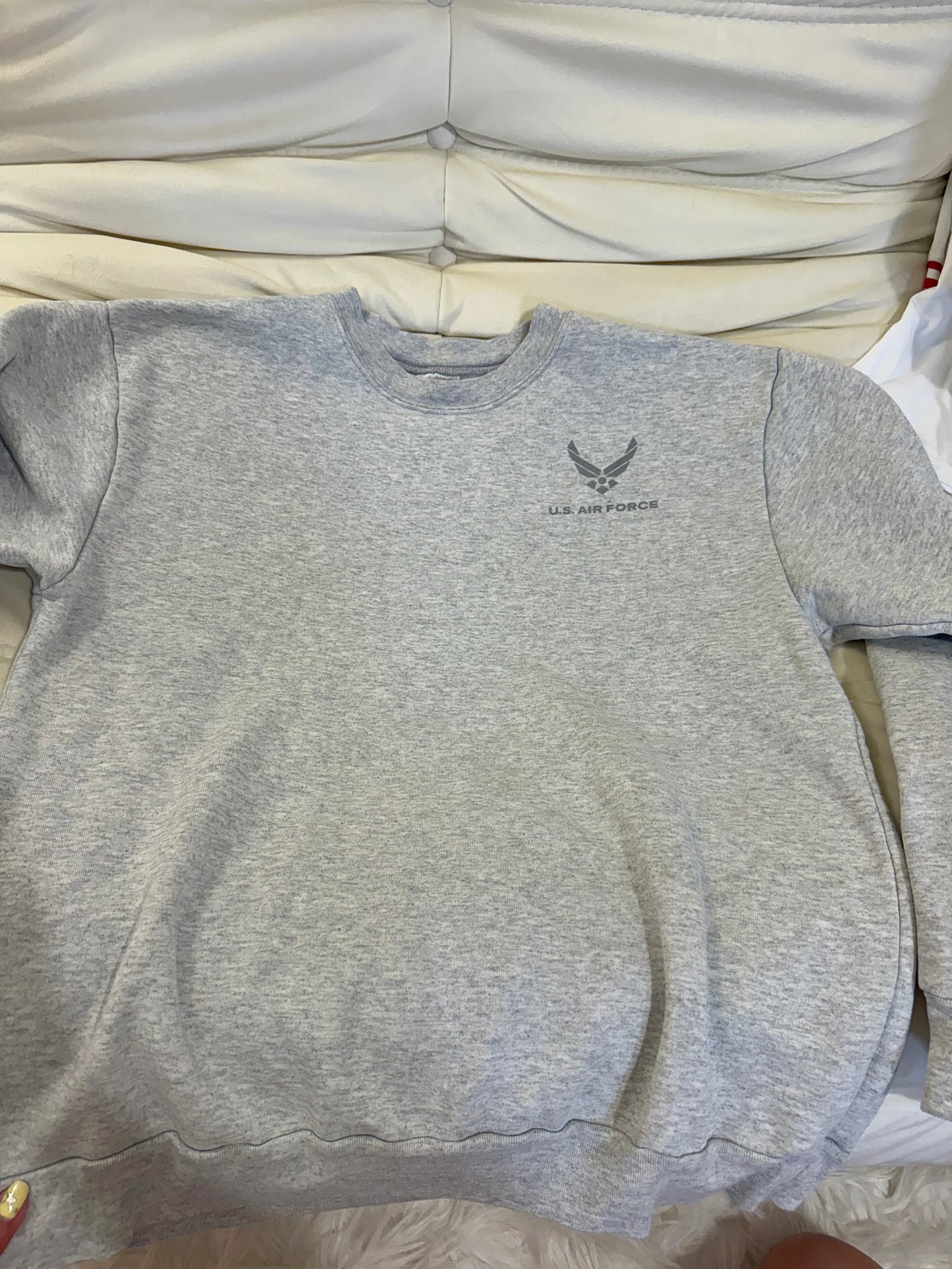 沖繩挖寶🇯🇵超特別🔥美製🇺🇸𝐀𝐈𝐑 𝐅𝐎𝐑𝐂𝐄空軍刷絨大學踢!!✈️