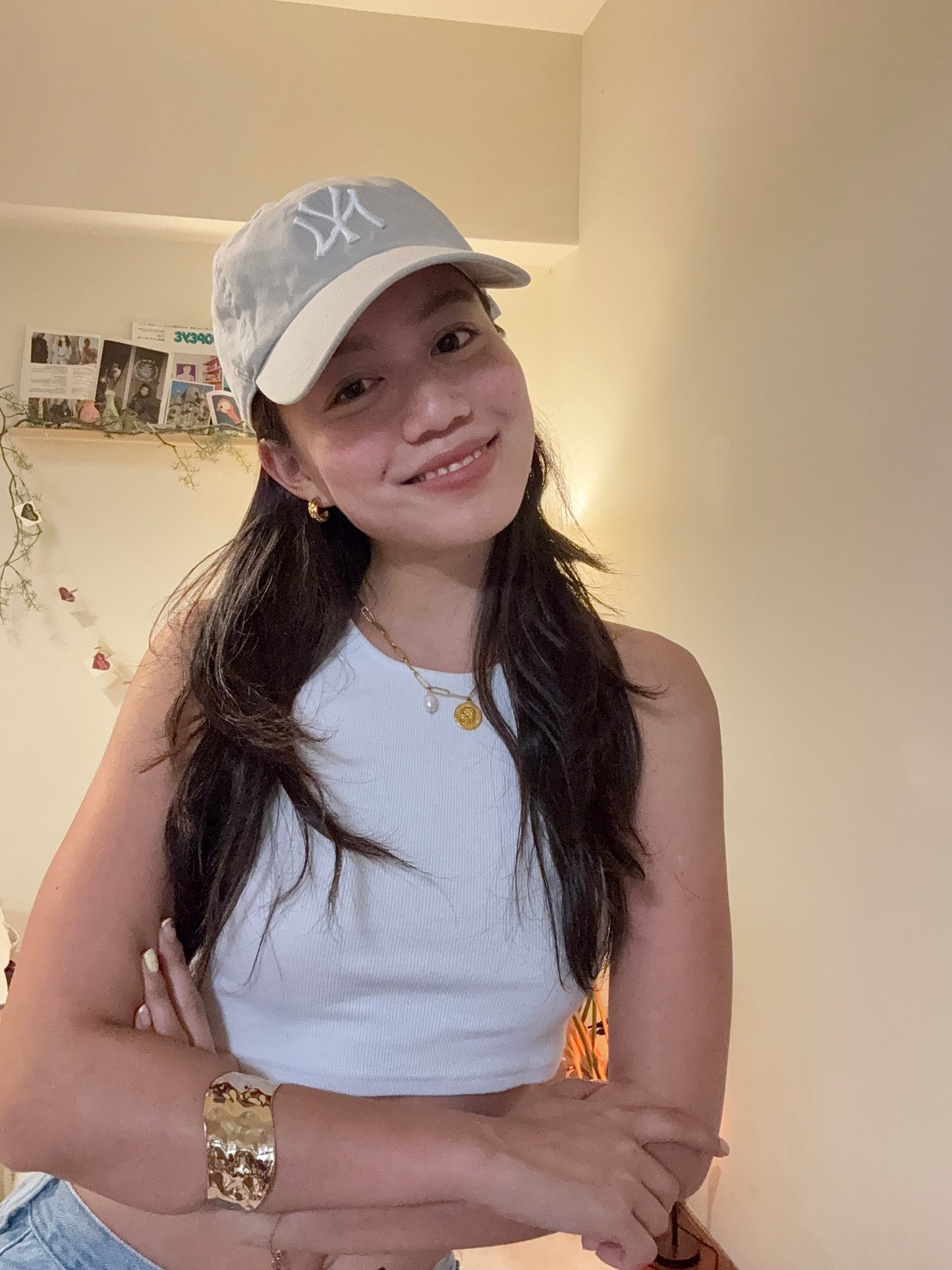 沖繩挖寶🇯🇵淺灰色洋基47棒球帽⚾️