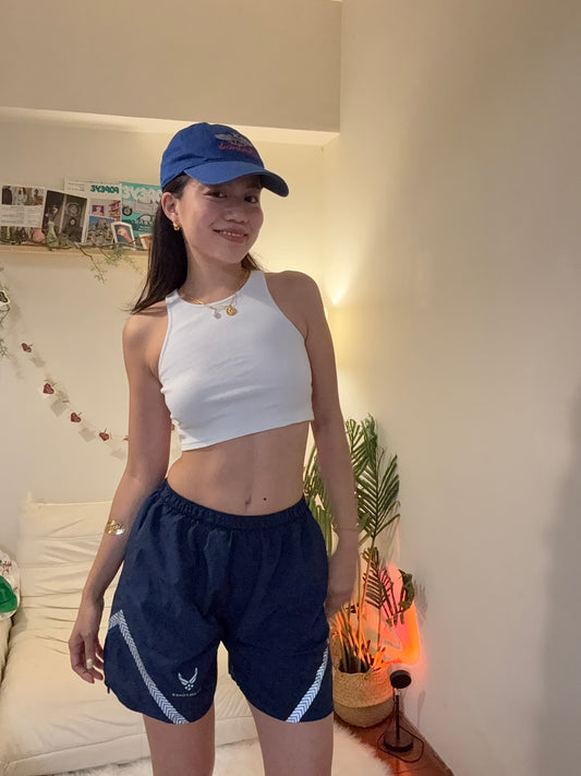 沖繩挖寶🇯🇵超特別🔥美國🇺🇸深藍色空軍運動休閒短褲✈️