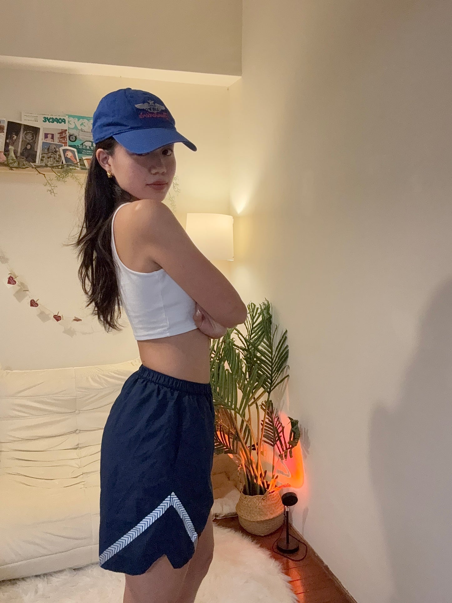 沖繩挖寶🇯🇵超特別🔥美國🇺🇸深藍色空軍運動休閒短褲✈️