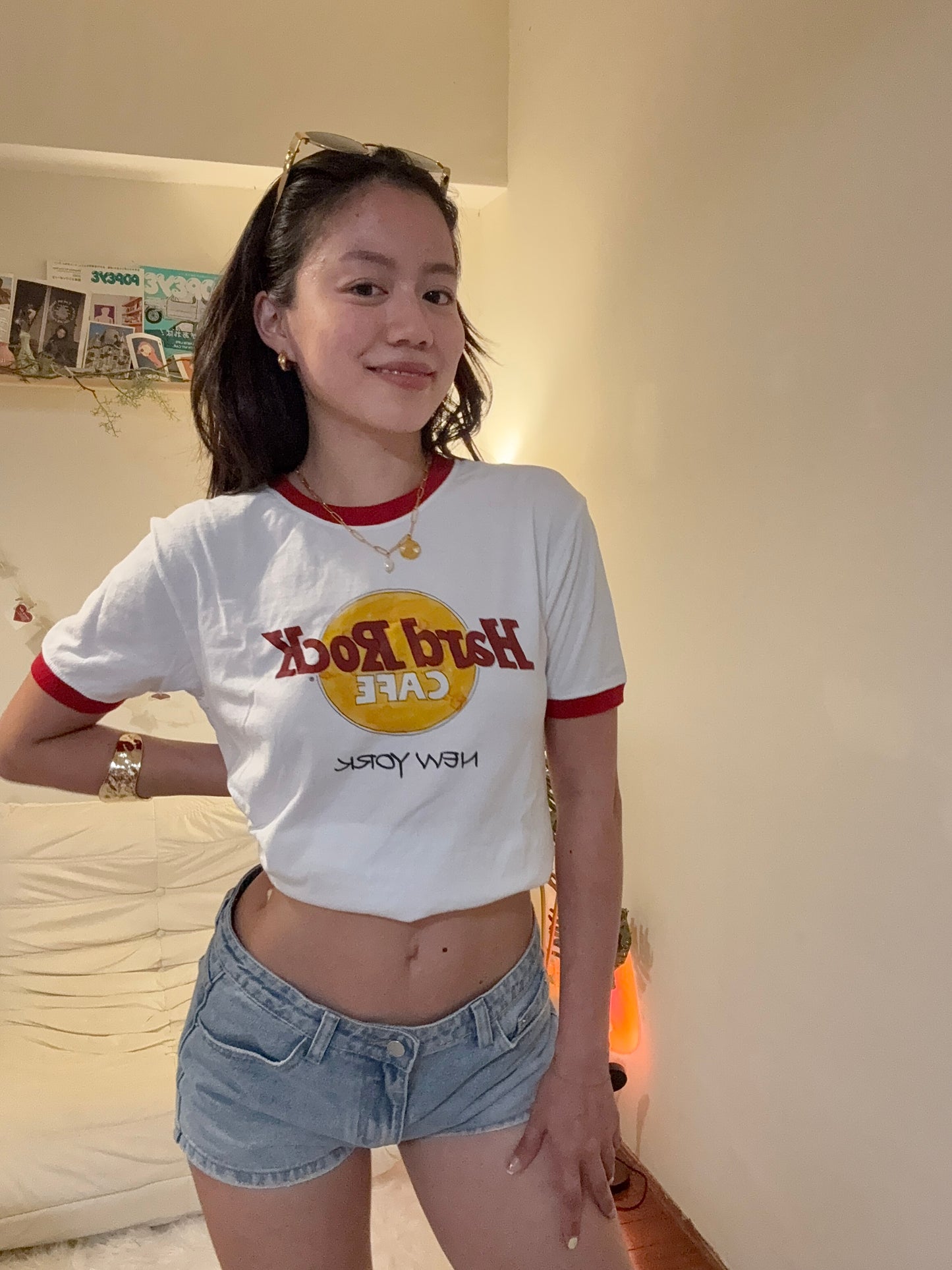 沖繩挖寶🇯🇵超好看Hard Rock撞色紐約踢☕️