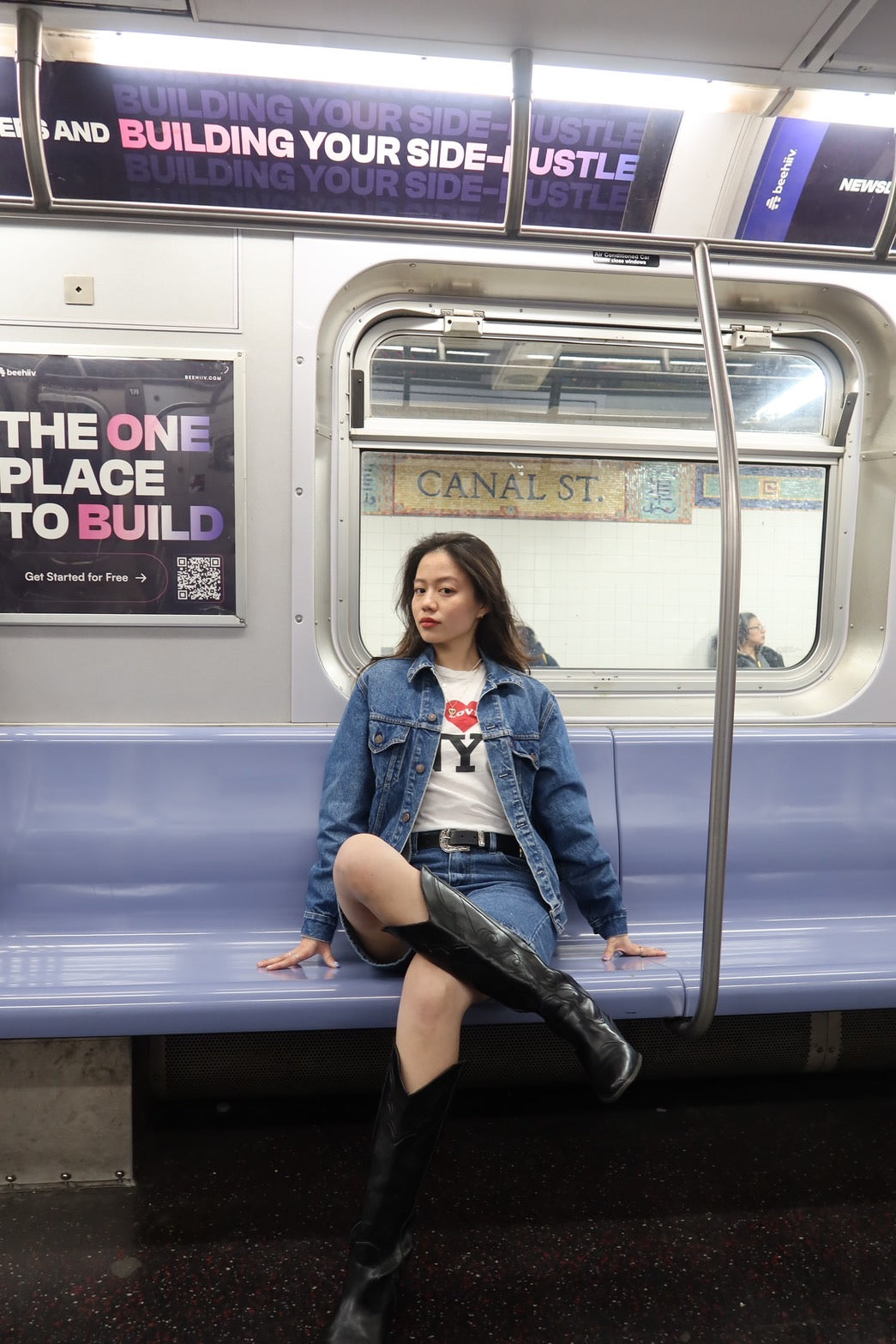 本次必買!!𝐕𝐢𝐧𝐭𝐚𝐠𝐞 𝐃𝐞𝐧𝐢𝐦 𝐉𝐨𝐫𝐭𝐬👖超好看的復古藍🍎