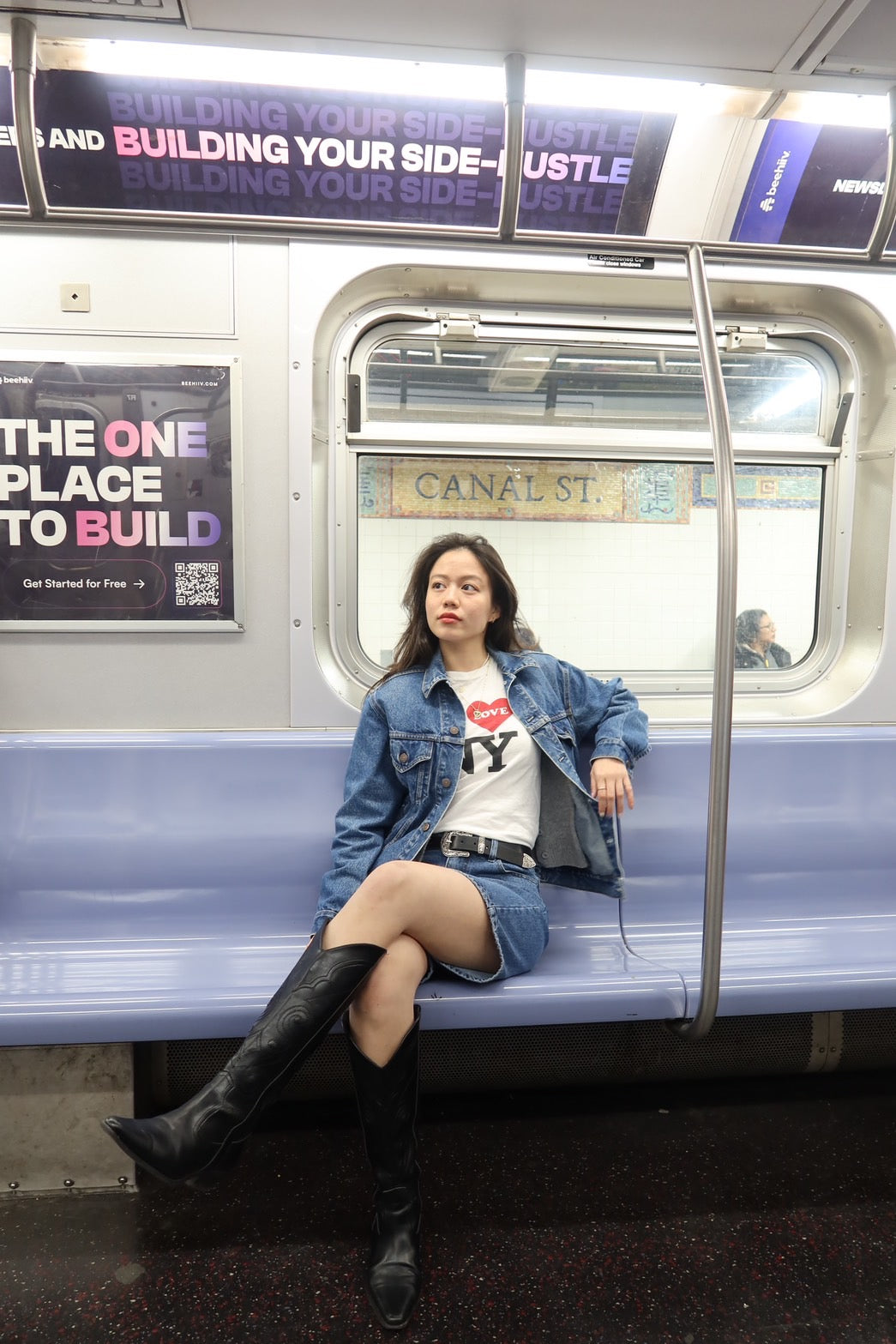 本次必買!!𝐕𝐢𝐧𝐭𝐚𝐠𝐞 𝐃𝐞𝐧𝐢𝐦 𝐉𝐨𝐫𝐭𝐬👖超好看的復古藍🍎