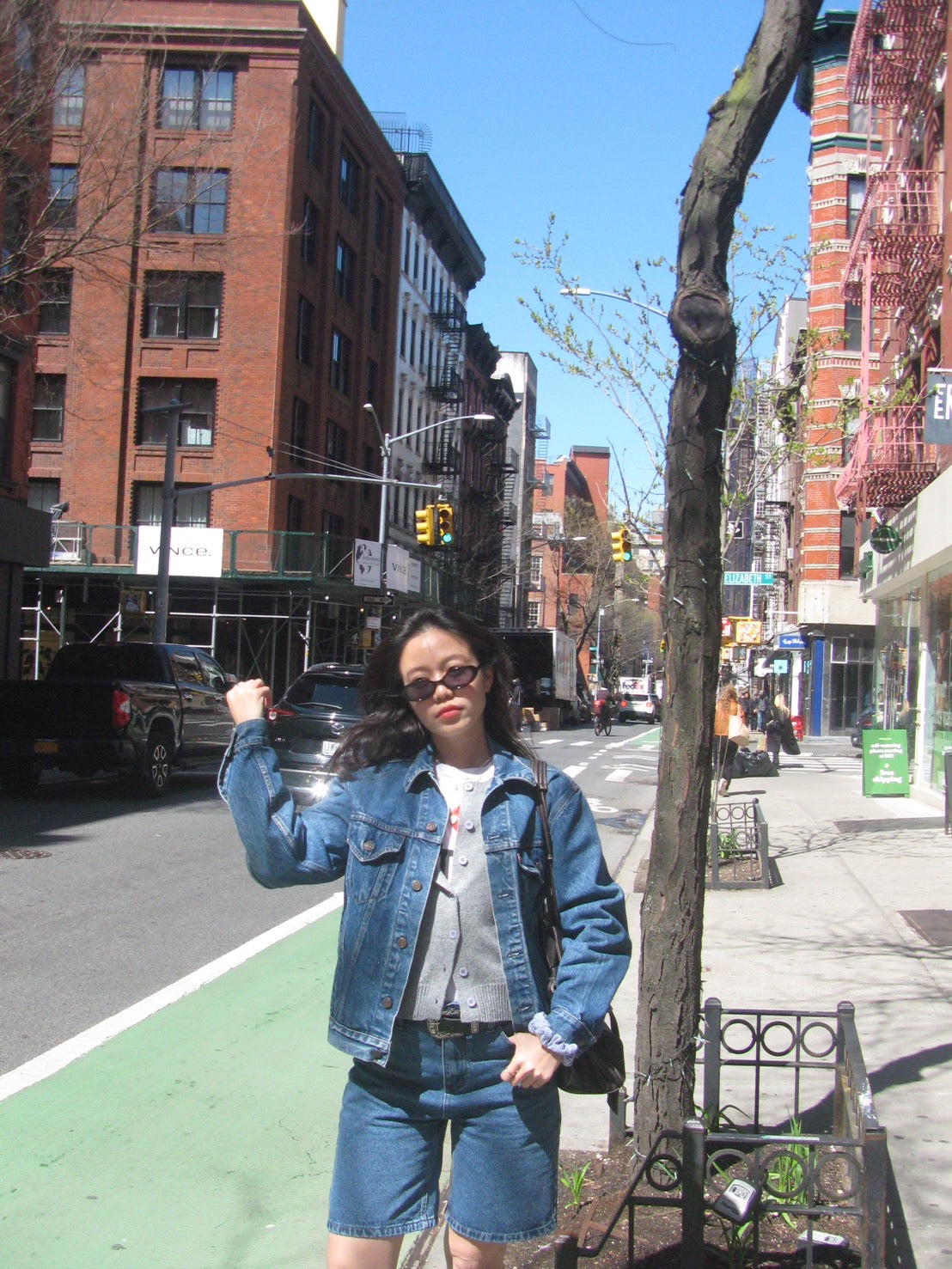 本次必買!!𝐕𝐢𝐧𝐭𝐚𝐠𝐞 𝐃𝐞𝐧𝐢𝐦 𝐉𝐨𝐫𝐭𝐬👖超好看的復古藍🍎