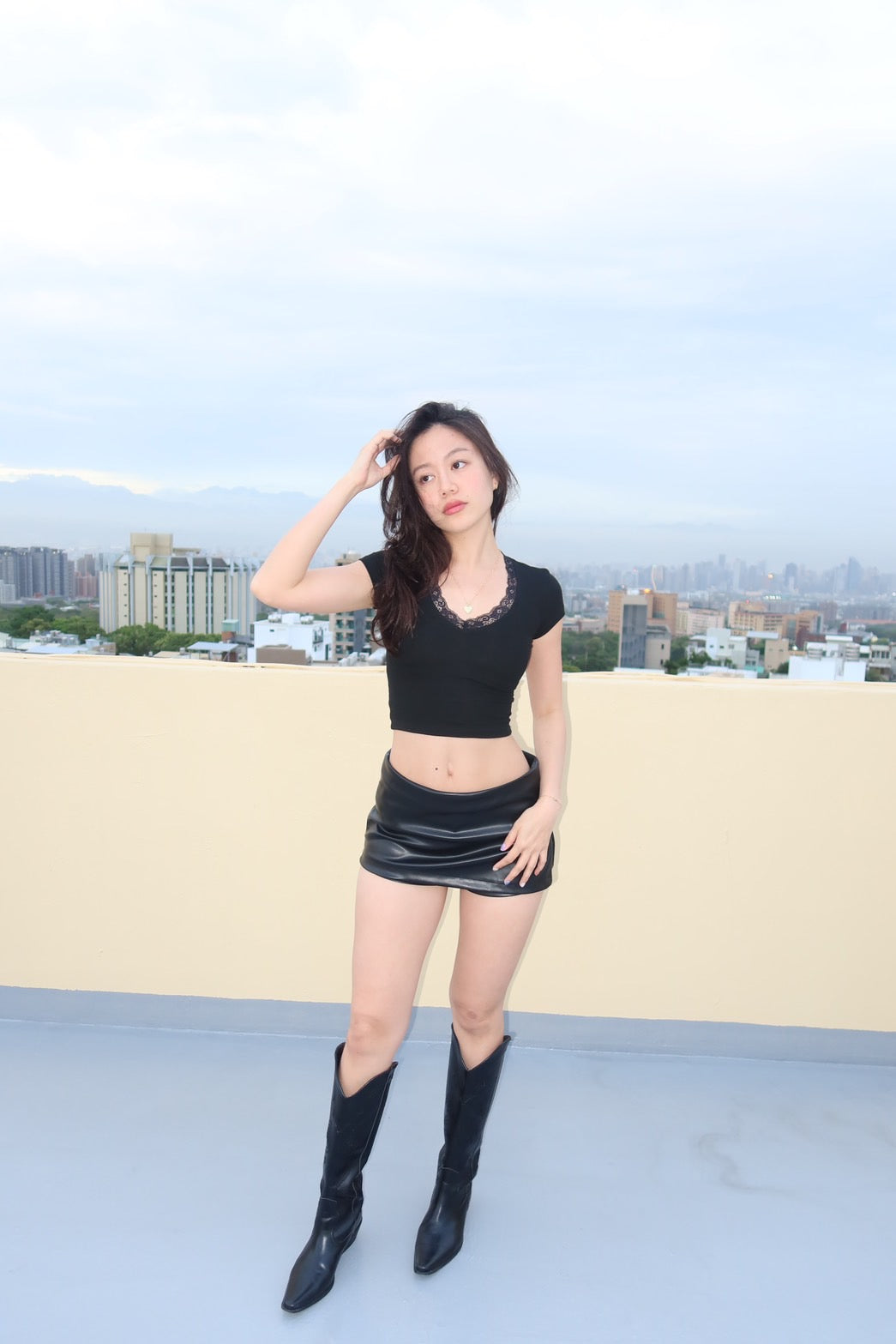 本期必買🎱辣死𝐦𝐢𝐧𝐢 𝐥𝐞𝐚𝐭𝐡𝐞𝐫 𝐬𝐤𝐢𝐫𝐭🔥