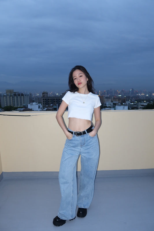 本期大必買!!🔥👖美式復古藍色高腰落地𝐛𝐚𝐠𝐠𝐲 𝐣𝐞𝐚𝐧𝐬💿
