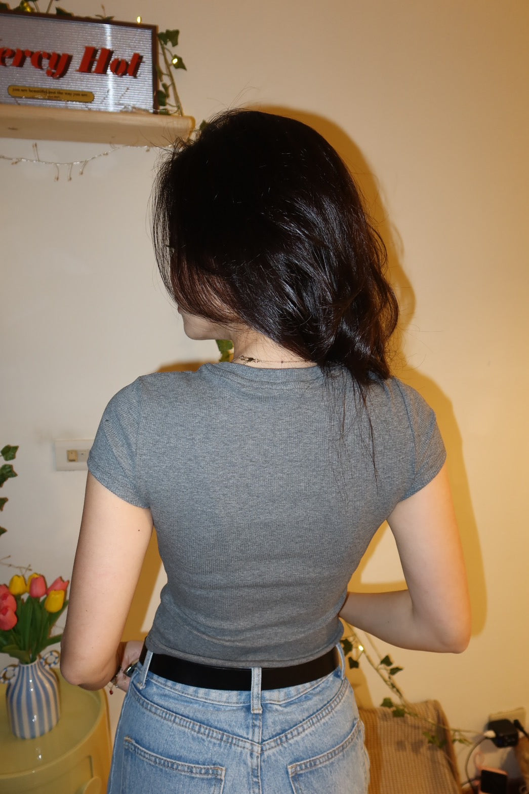 layer內搭☕️熱銷破百美式休閒正肩踢（請包色!!♥️