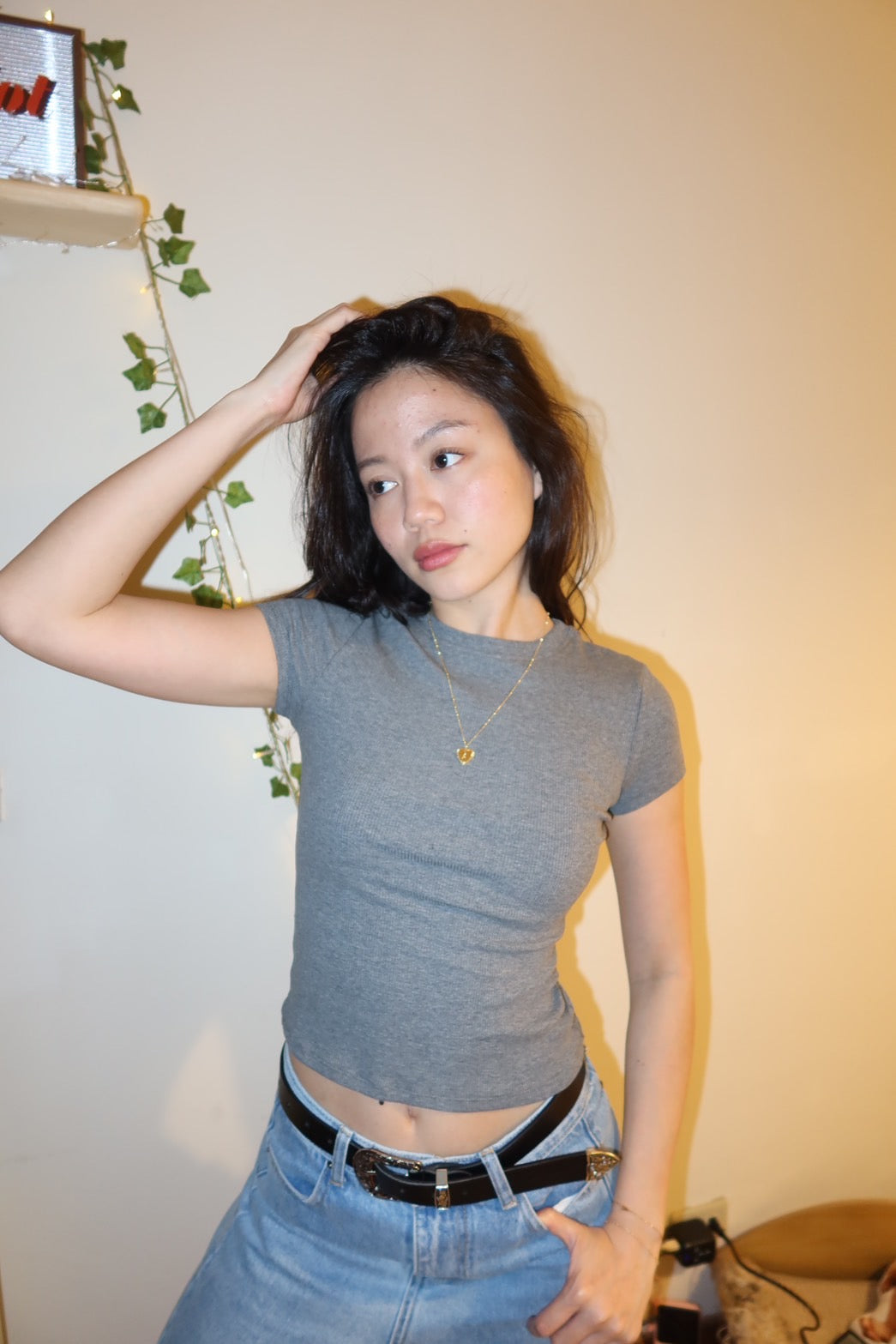 layer內搭☕️熱銷破百美式休閒正肩踢（請包色!!♥️