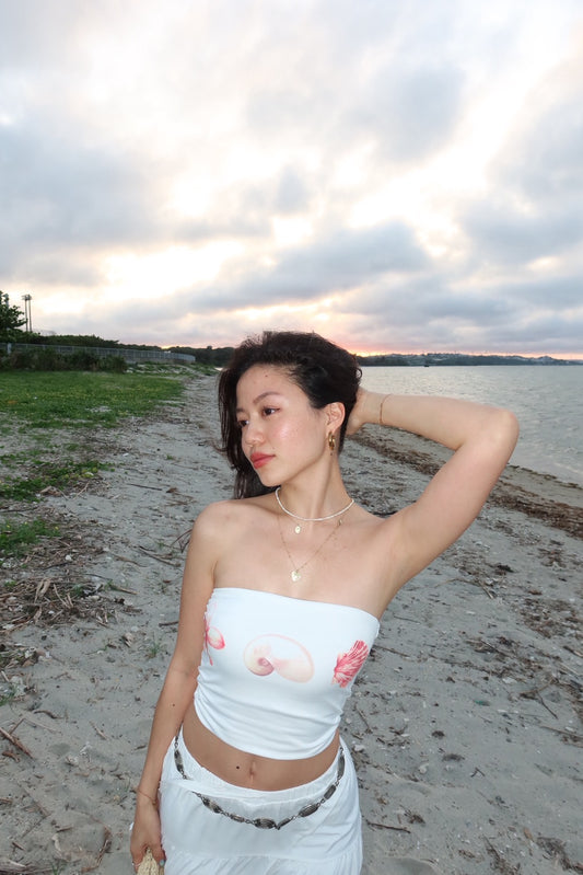 本期必買🐚超美渡假平口貝殼𝒕𝒖𝒃𝒆 𝒕𝒐𝒑 🫧✨