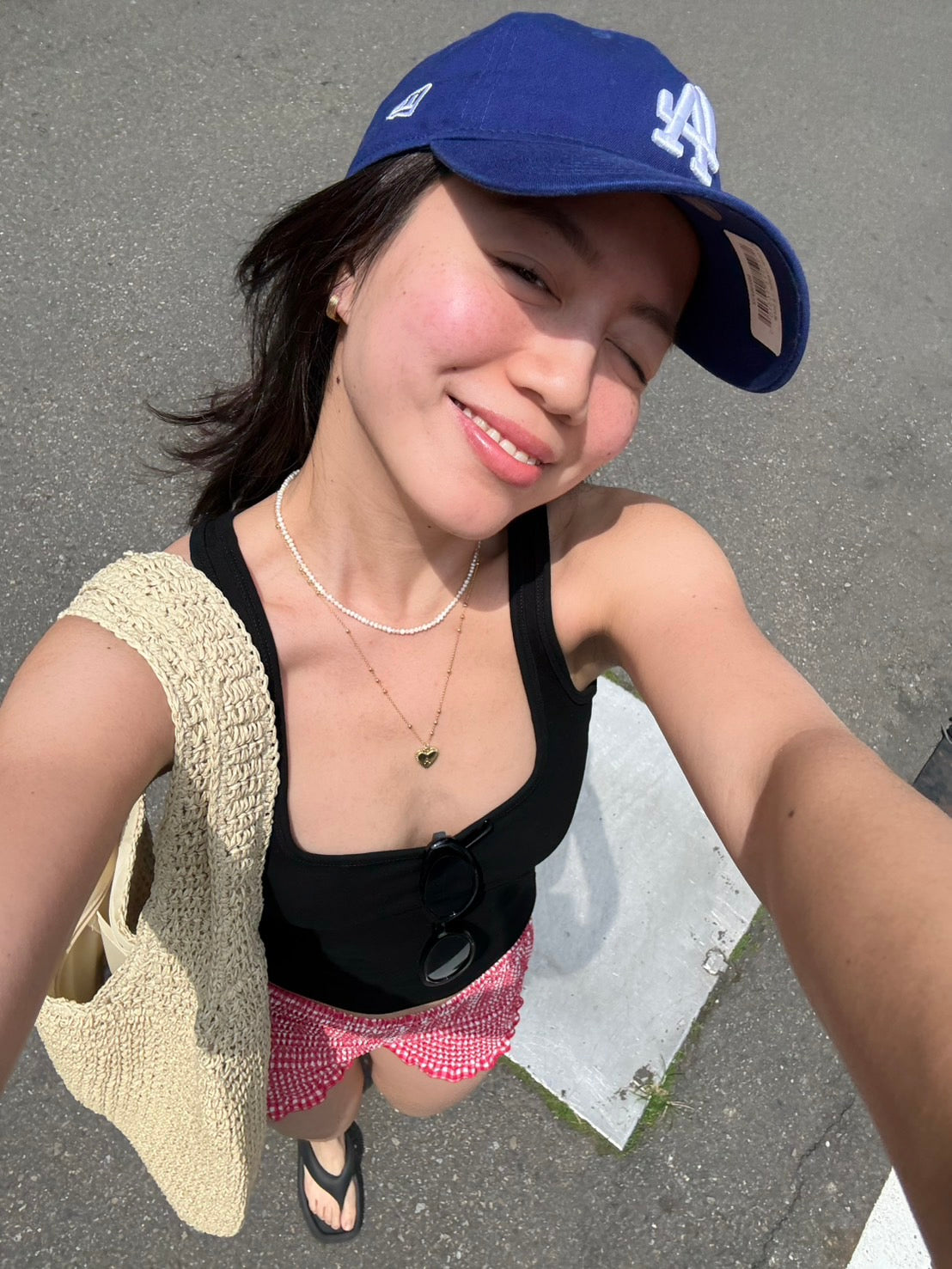 夏日棉質率性工字黑色背心🎱⭐️（可放胸墊✨