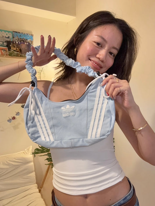🥣泰製愛迪達寶寶淺藍remake 芭蕾🩰肩背包⭐️