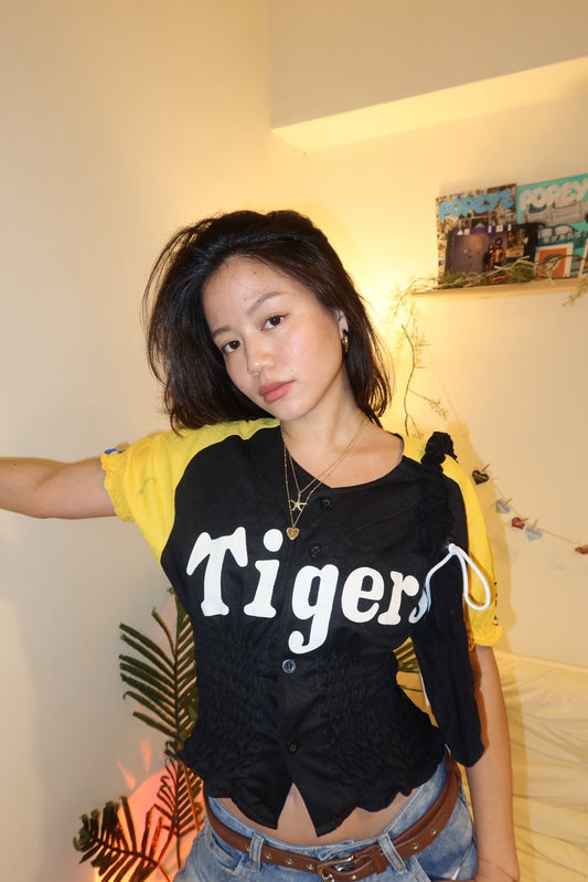 泰製🇹🇭泡泡🫧芭蕾感🐯 Tigers排扣球衣改製⚽️