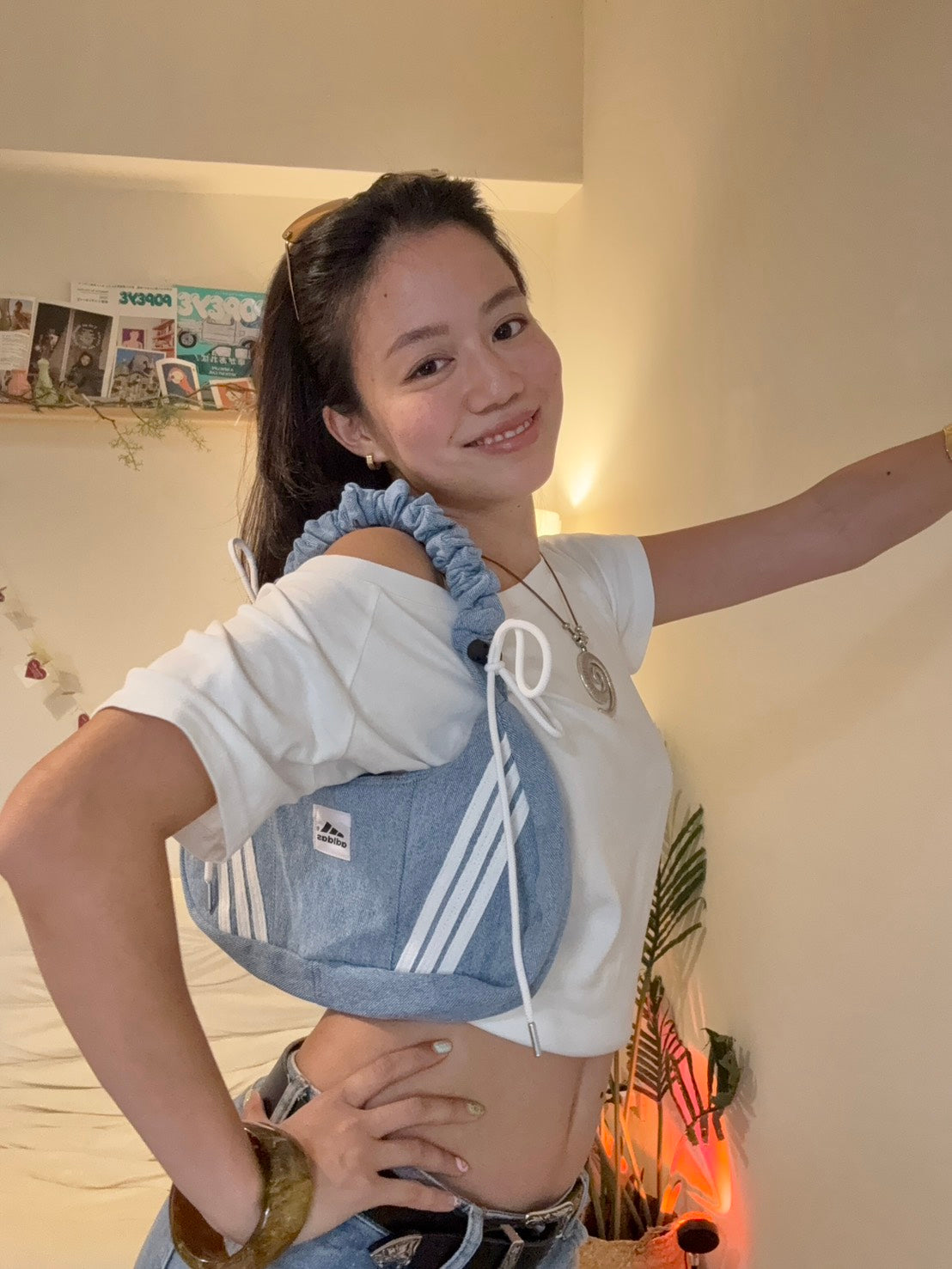 🇹🇭泰製愛迪達👖牛仔系列remake肩背包⭐️