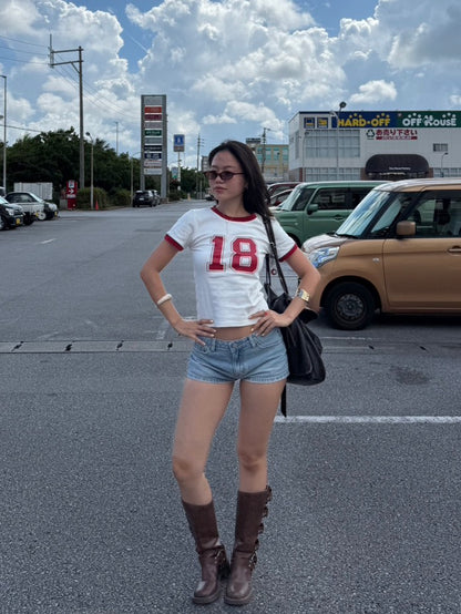 本期大必買!!超好看美式復古低腰牛仔短褲🤤⭐️🫐