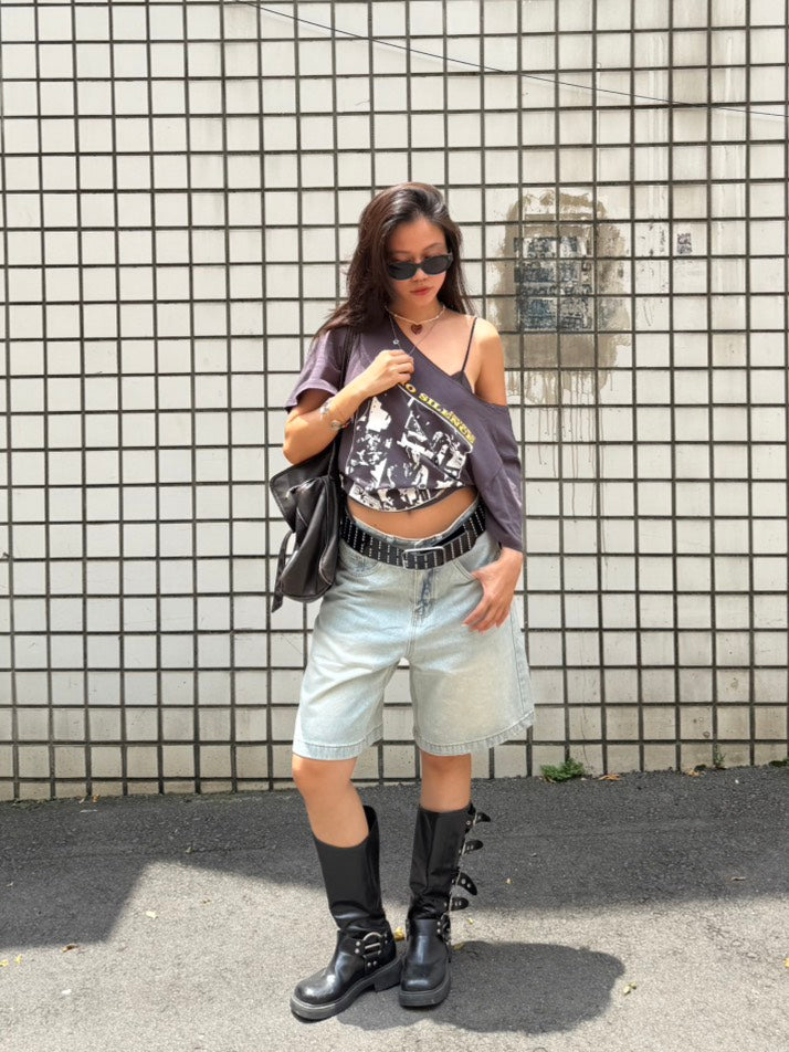 本期大必買🫐超好看淺藍色Jorts⭐️