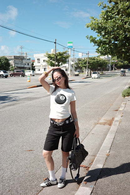 美式復古黑色牛仔Jorts⭐️