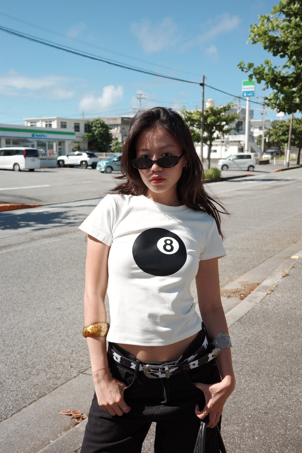 超好看⭐️美式復古純棉撞球🎱印刷踢☁️