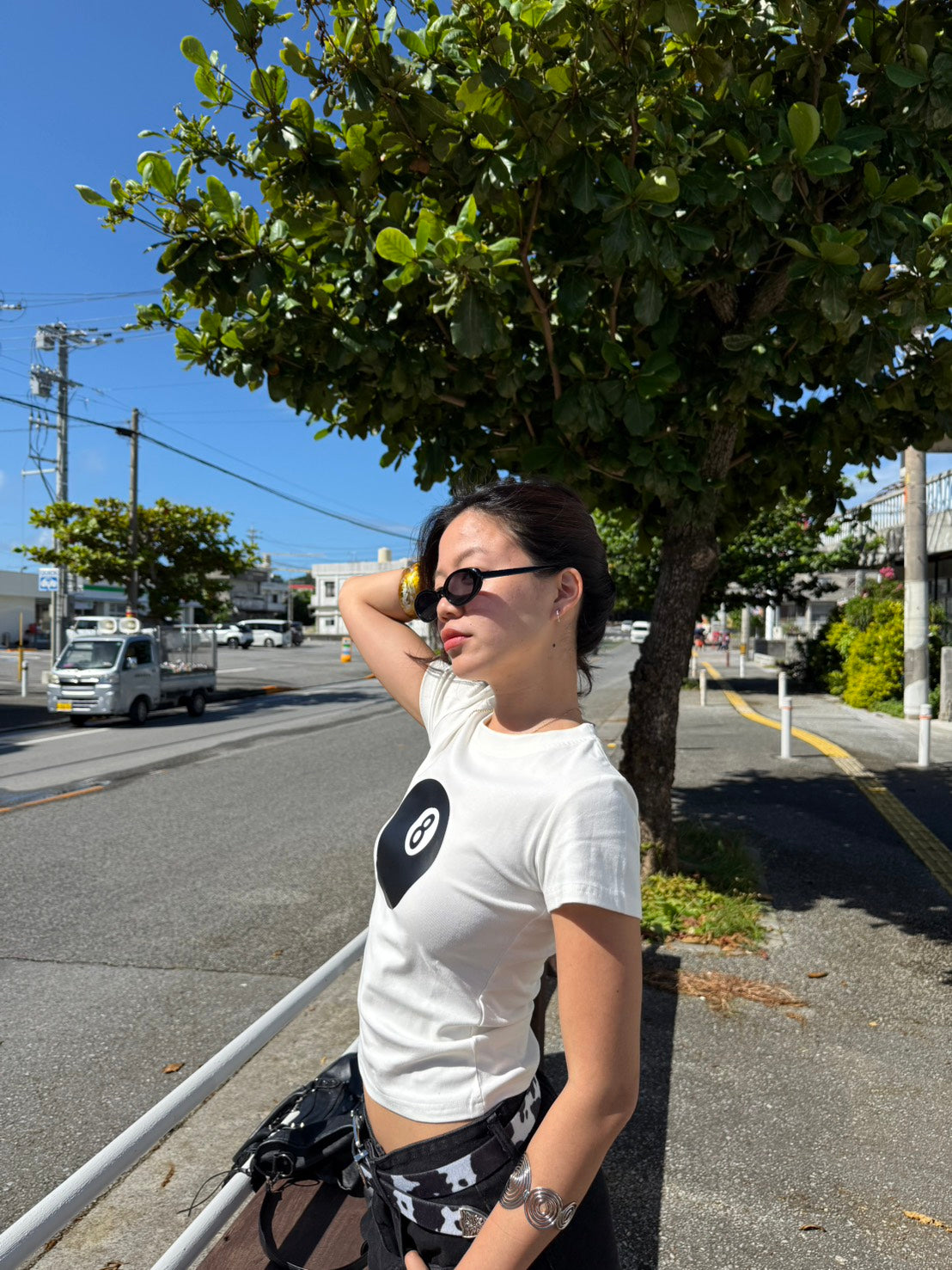 超好看⭐️美式復古純棉撞球🎱印刷踢☁️