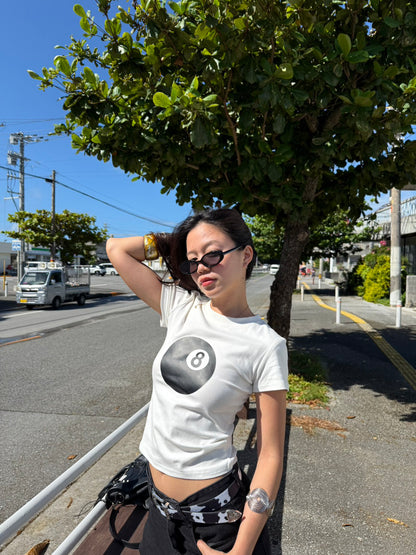 超好看⭐️美式復古純棉撞球🎱印刷踢☁️