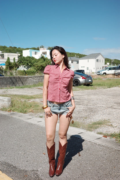 本期大必買!!超好看美式復古低腰牛仔短褲🤤⭐️🫐