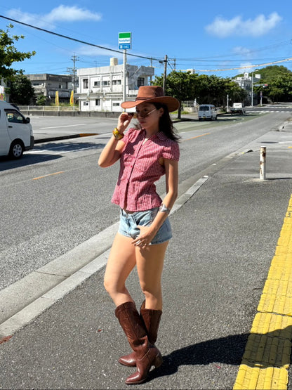 本期大必買!!超好看美式復古低腰牛仔短褲🤤⭐️🫐