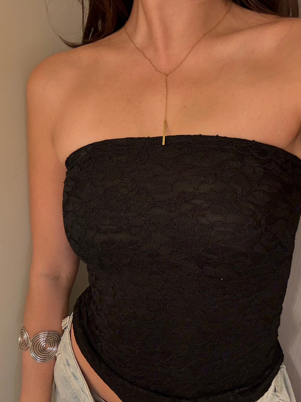 必買⭐️超好看美式蕾絲辣妹tube top🖤🤍包色吧!!