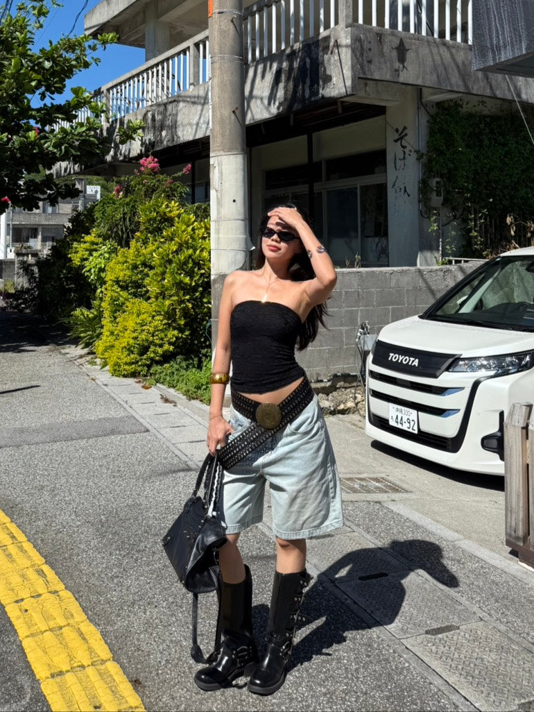 本期大必買🫐超好看淺藍色Jorts⭐️