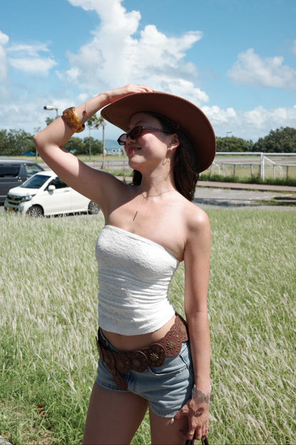 必買⭐️超好看美式蕾絲辣妹tube top🖤🤍包色吧!!