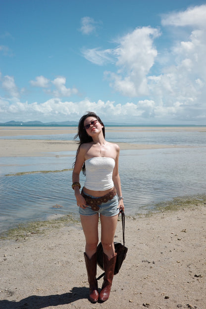 本期大必買!!超好看美式復古低腰牛仔短褲🤤⭐️🫐