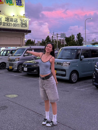 本期必買⭐️條紋V領細肩小背心🫐