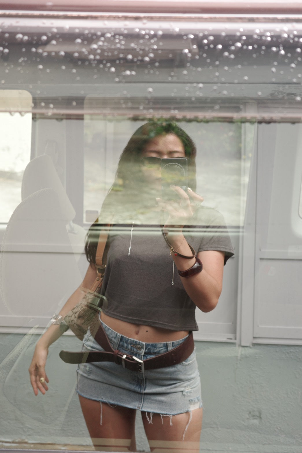 超親膚!!☁️微透短版crop t⭐️🧸