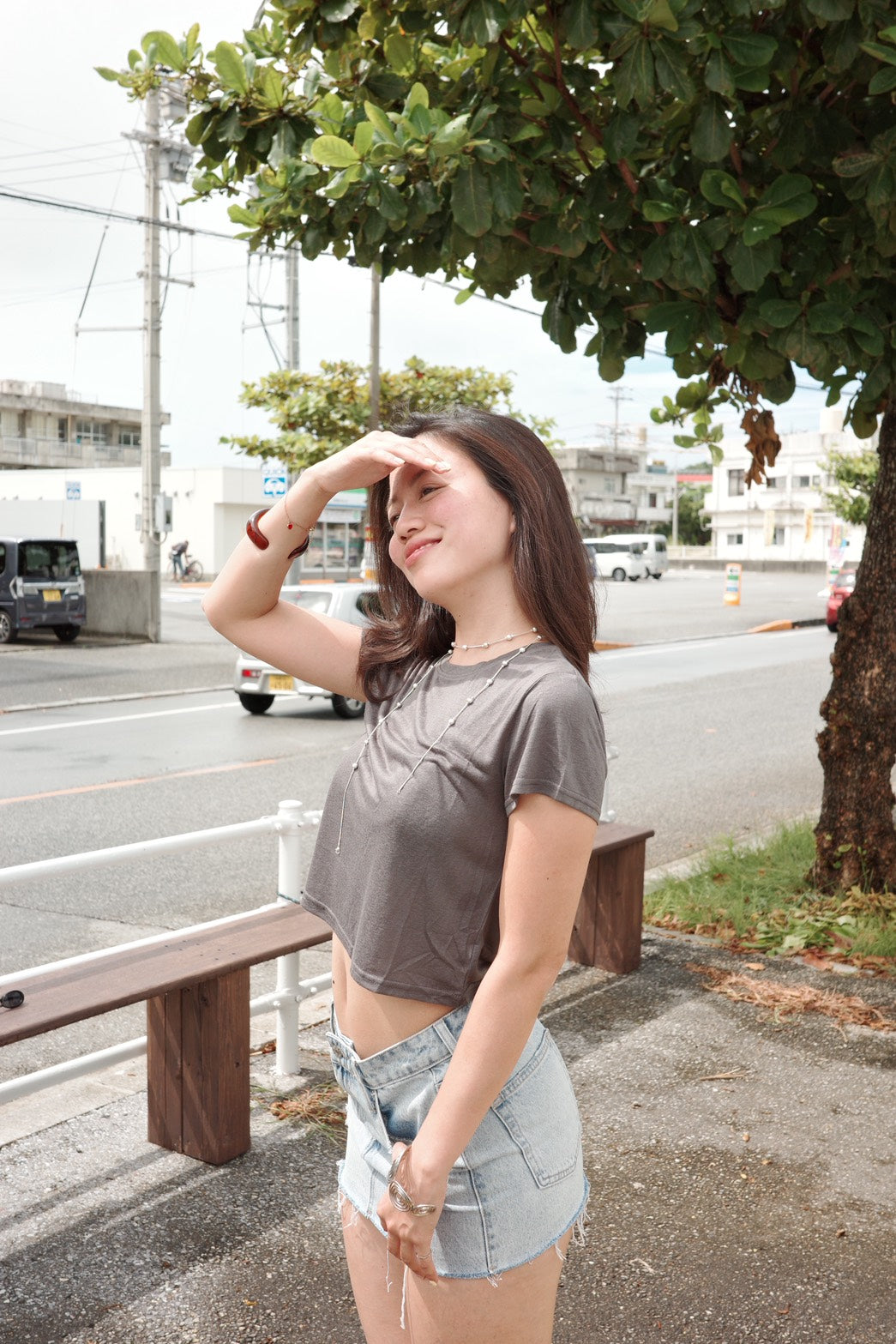 超親膚!!☁️微透短版crop t⭐️🧸