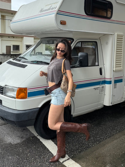 超辣⭐️辣妹牛仔低腰迷你短裙🫐