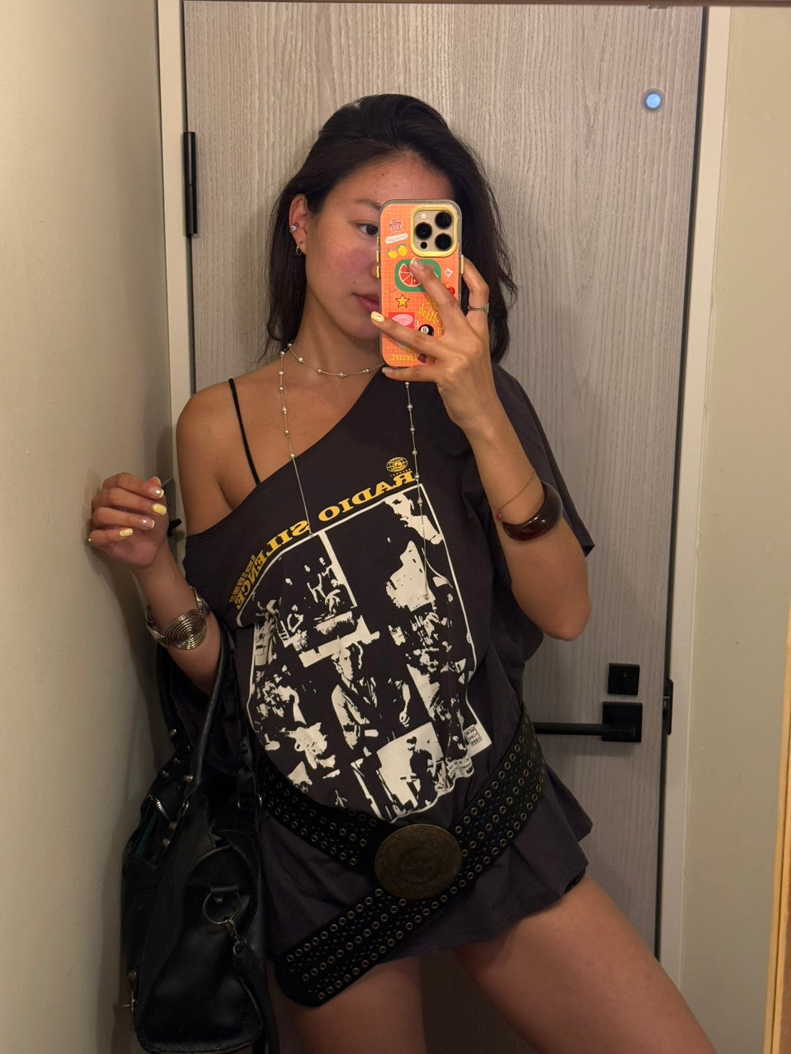 超好看!!必買🤤美式印刷搖滾🎸落肩慵懶大踢🎱限量🔥