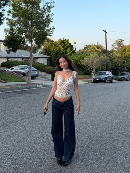 本期必買!!⭐️👖超好看低腰深藍色直筒牛仔褲🔥