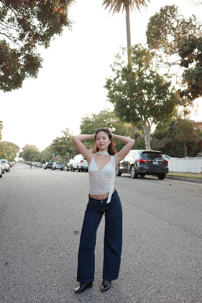 本期必買!!⭐️👖超好看低腰深藍色直筒牛仔褲🔥