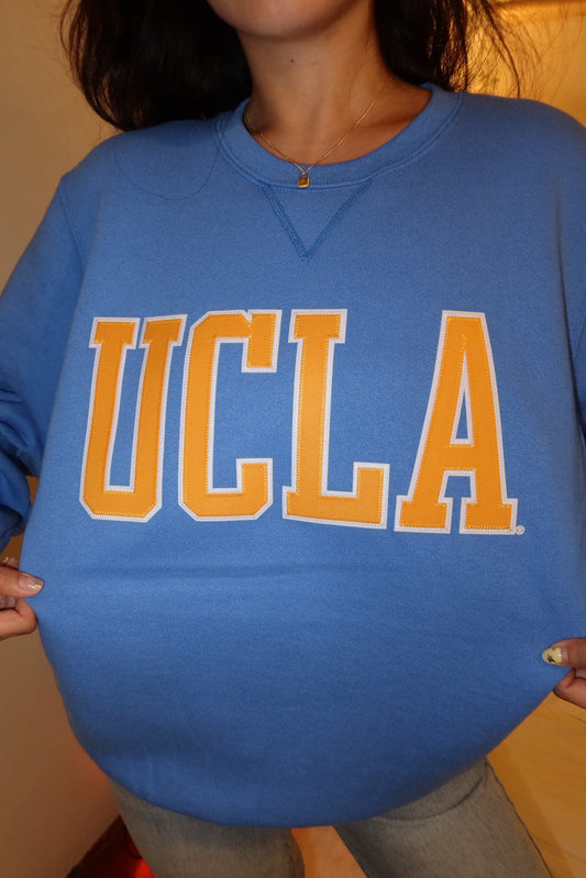 🏫🏈UCLA 藍大Logo 厚磅刺繡經典大學踢⭐️💙