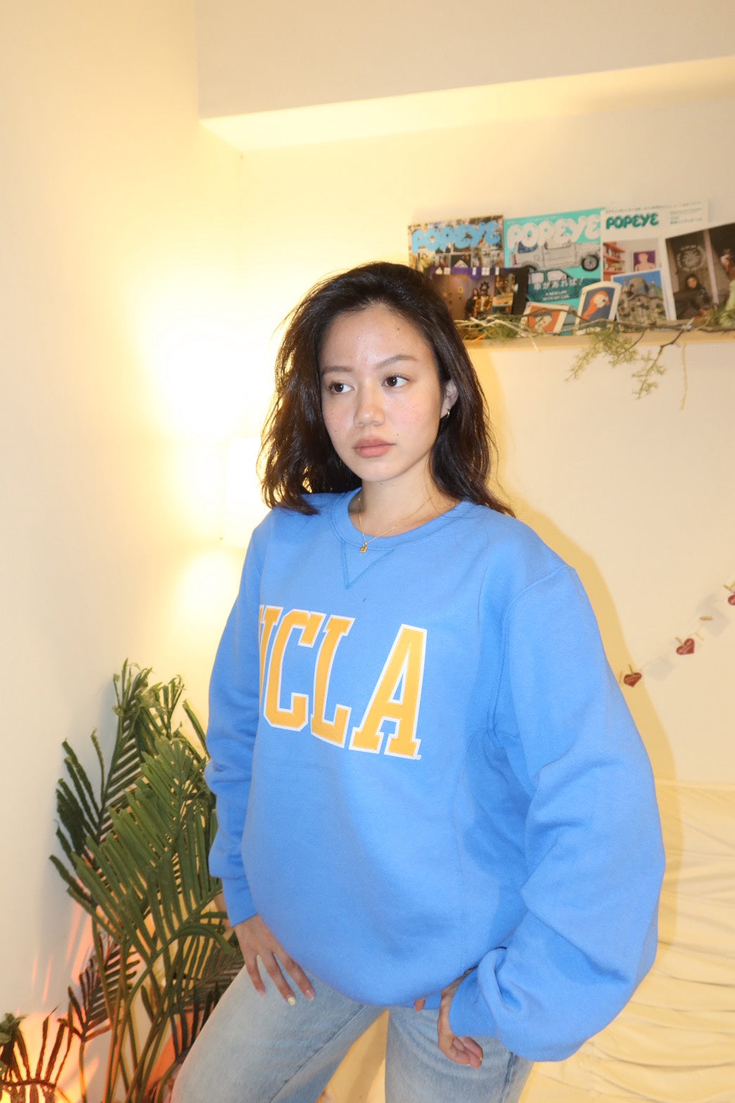 🏫🏈UCLA 藍大Logo 厚磅刺繡經典大學踢⭐️💙