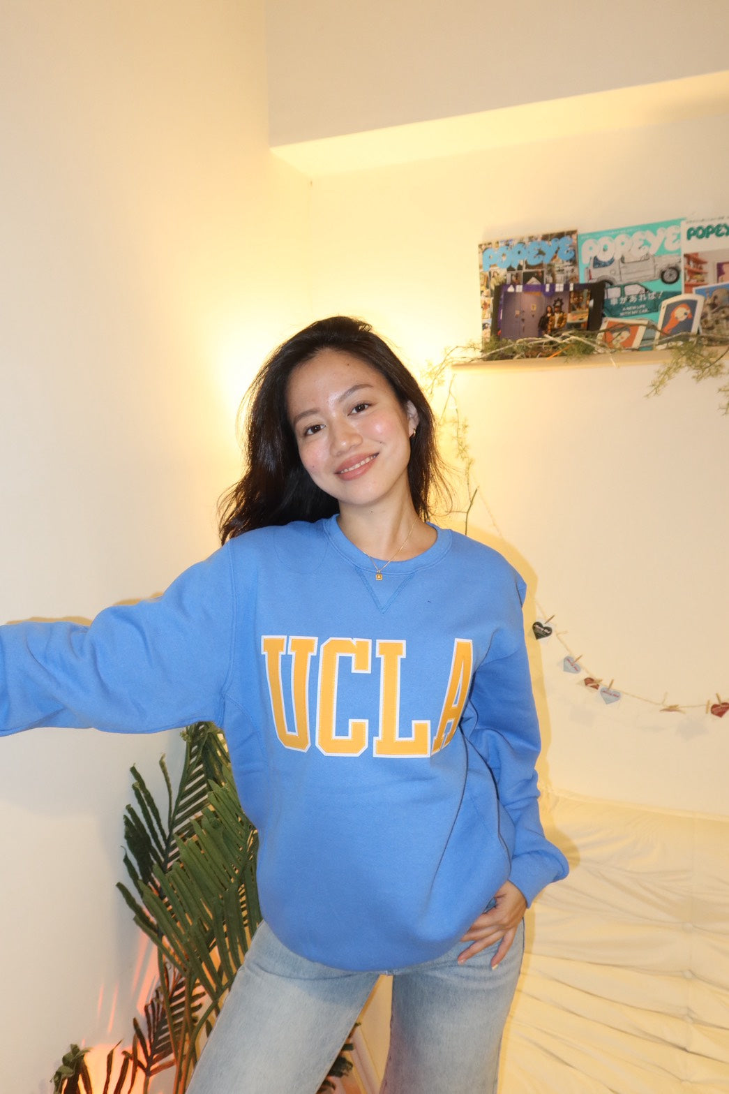 🏫🏈UCLA 藍大Logo 厚磅刺繡經典大學踢⭐️💙