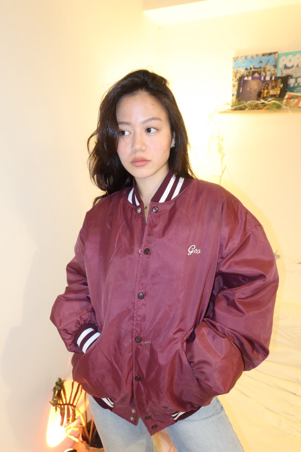 128th Air Refueling wing 酒紅色美製🇺🇸教練外套✈️