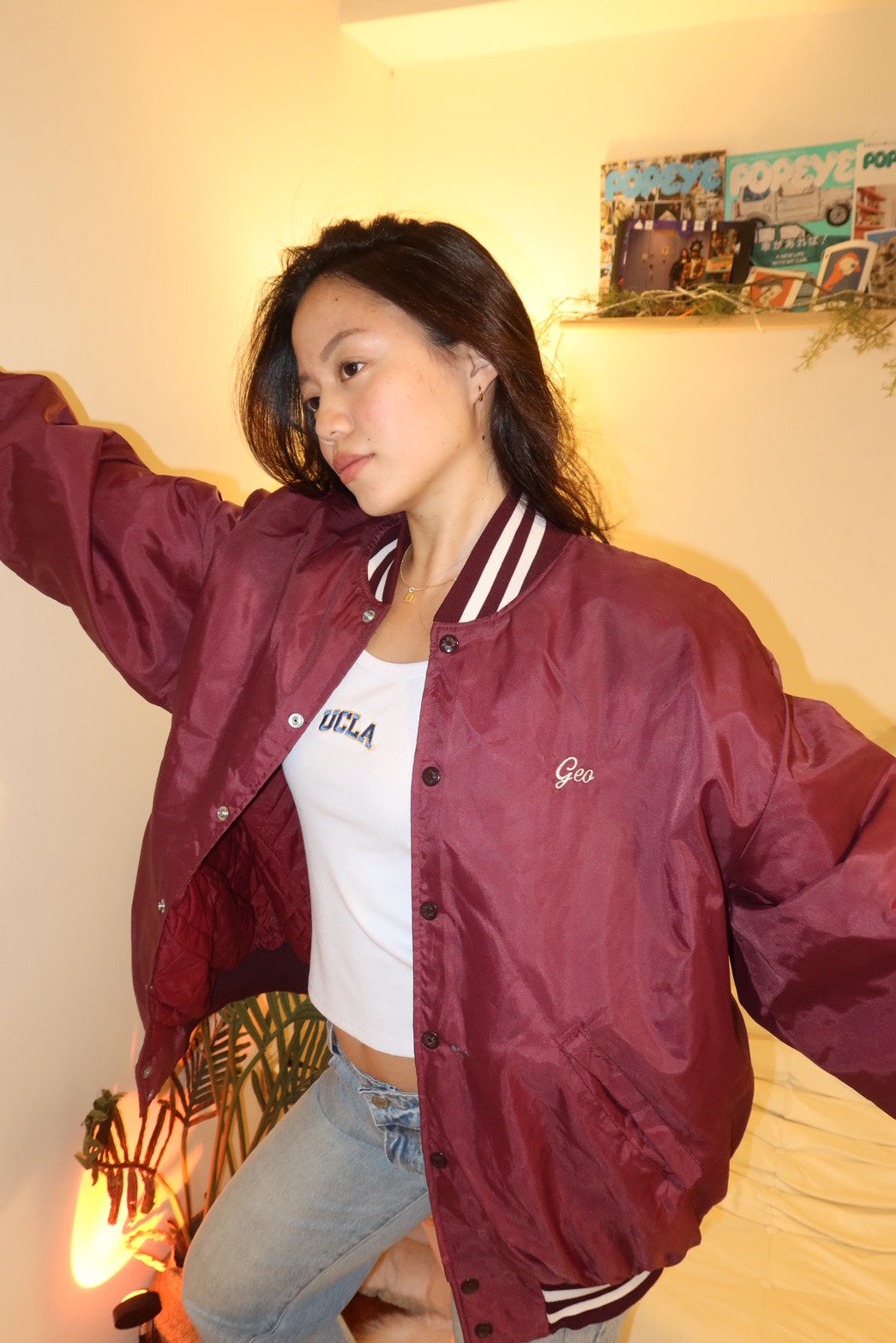 128th Air Refueling wing 酒紅色美製🇺🇸教練外套✈️