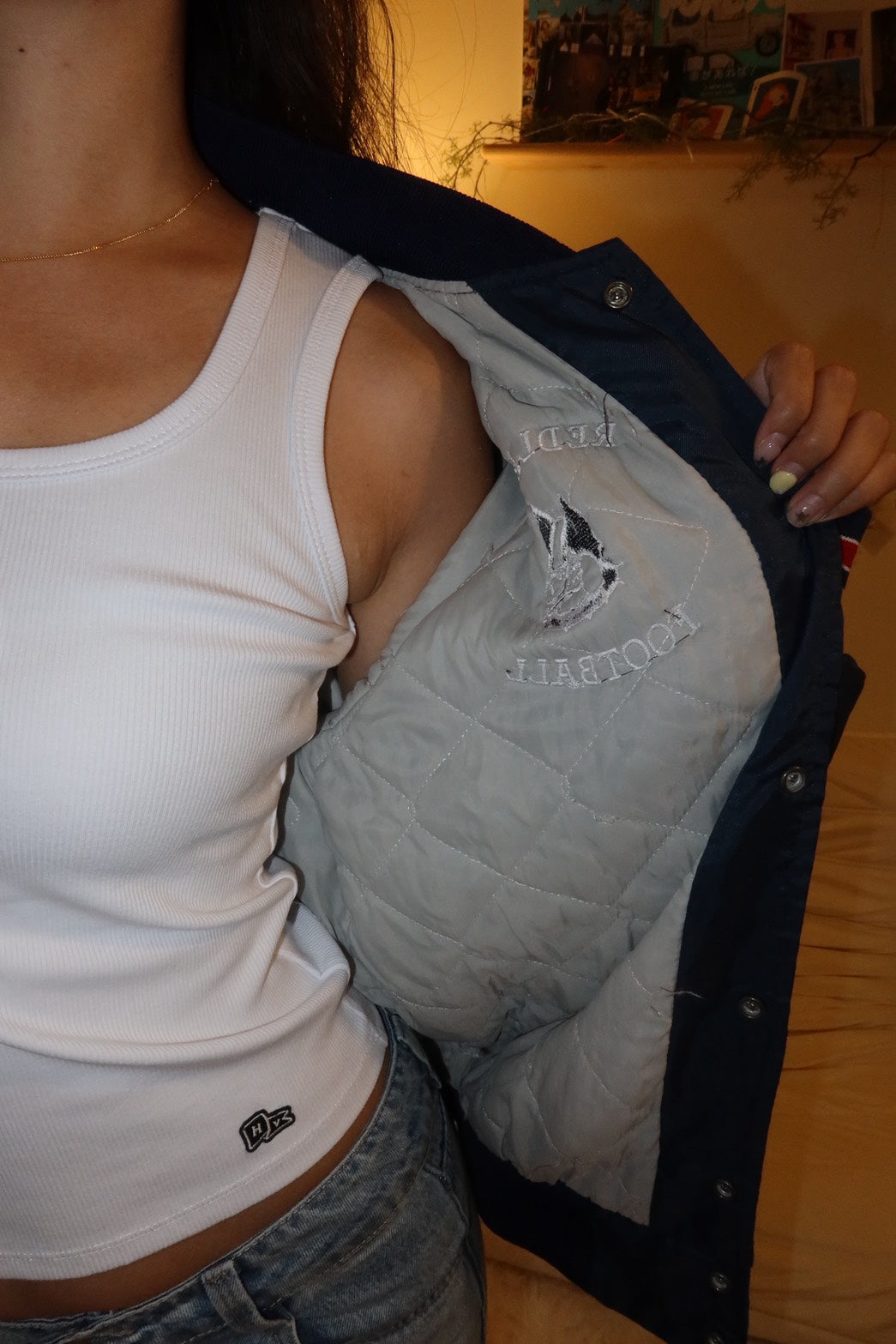 Redlands Football 深藍色美式復古美製🇺🇸教練外套🏈