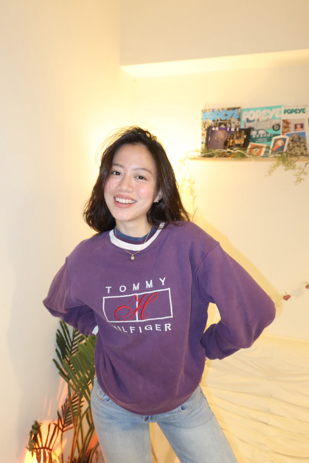 Tommy 超特別美製🇺🇸復古紫色大學踢🍬