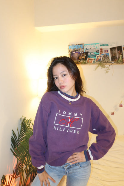 Tommy 超特別美製🇺🇸復古紫色大學踢🍬