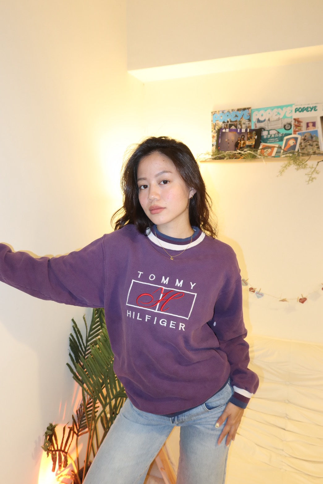 Tommy 超特別美製🇺🇸復古紫色大學踢🍬