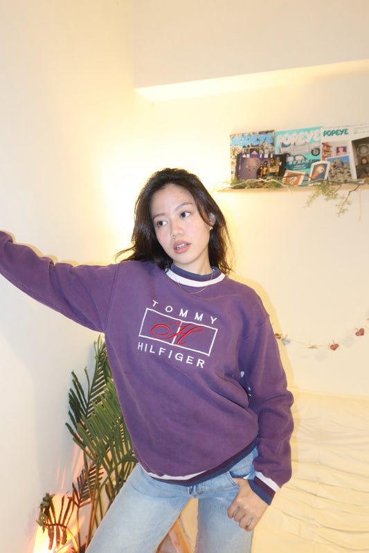 Tommy 超特別美製🇺🇸復古紫色大學踢🍬