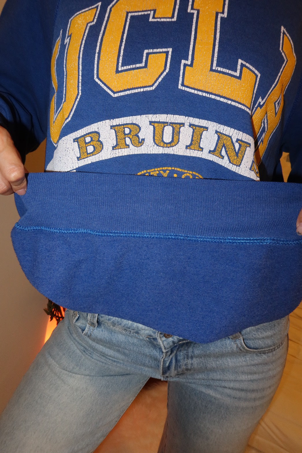 UCLA古著美製🇺🇸老大學踢💙經典印刷🏫